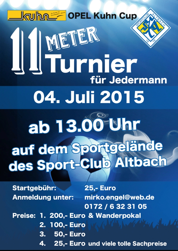 11 Meter Turnier 2015
