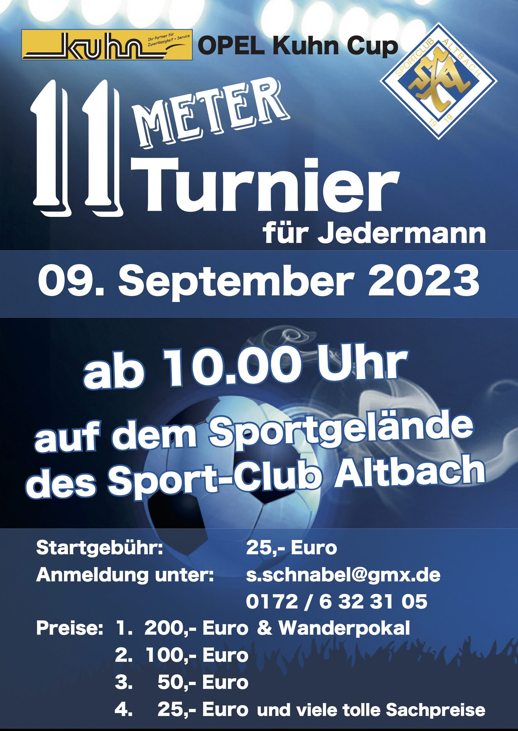 Elfmeterturnier – Opel Kuhn Cup 09.09.2023